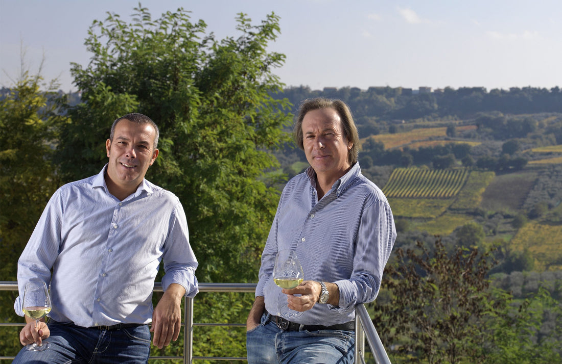Wijnmakers Amedeo De Luca en Antonio Patricelli van Collefrisio