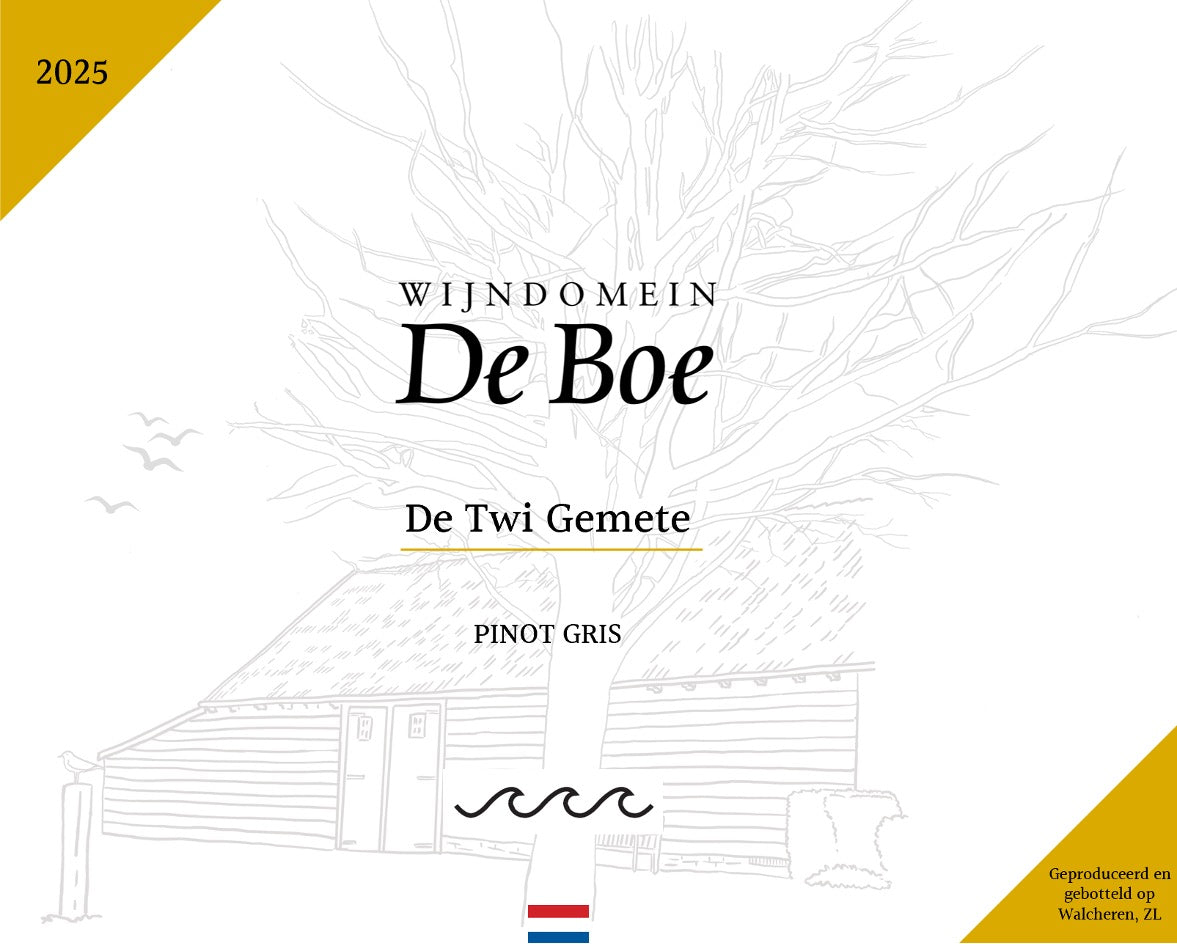 Wijndomein De Boe Zeeland De Twi Gemete Pinot Gris 2025