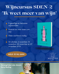 Wijncursus SDEN-2 "Ik weet meer van wijn"