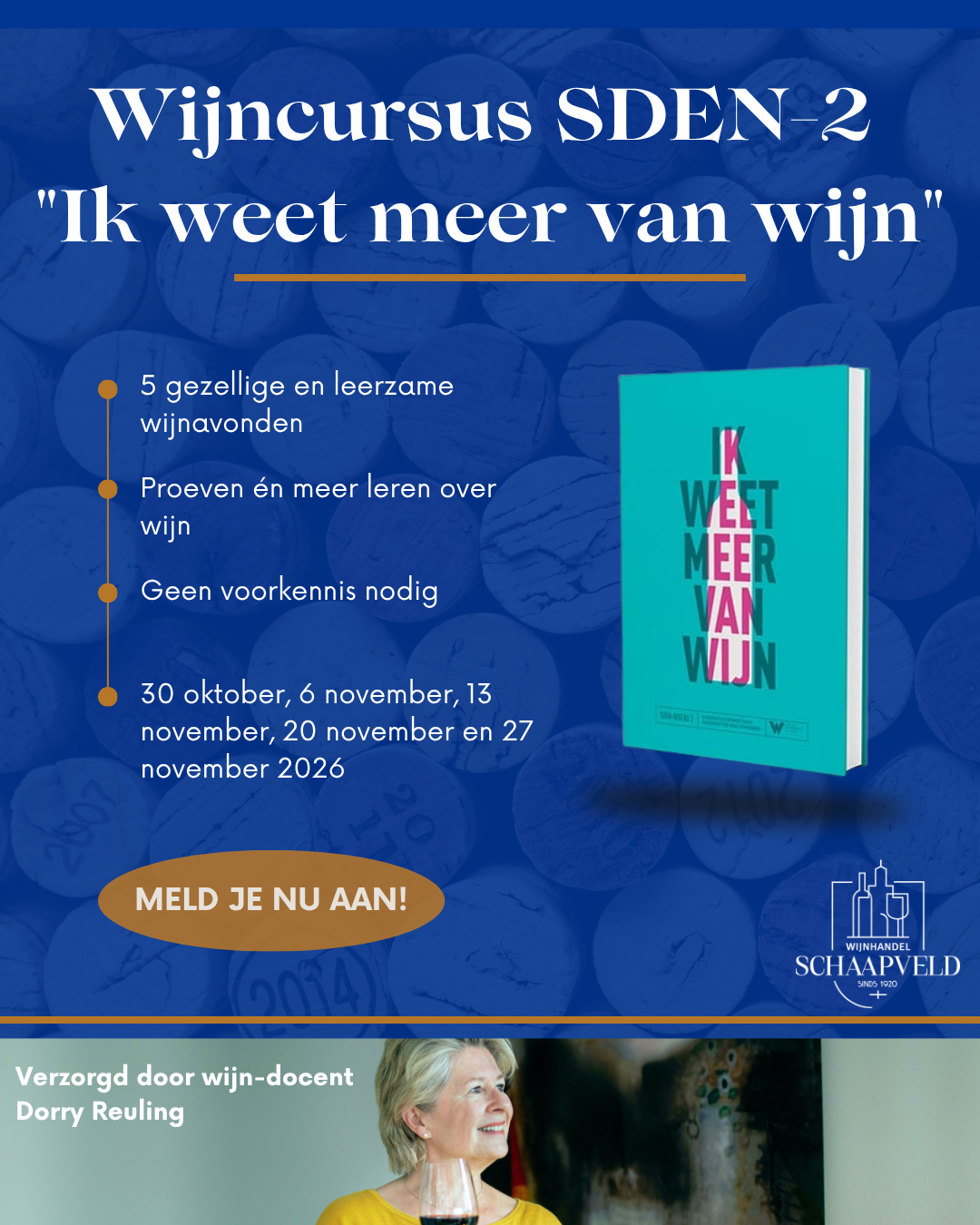 Wijncursus SDEN-2 "Ik weet meer van wijn"
