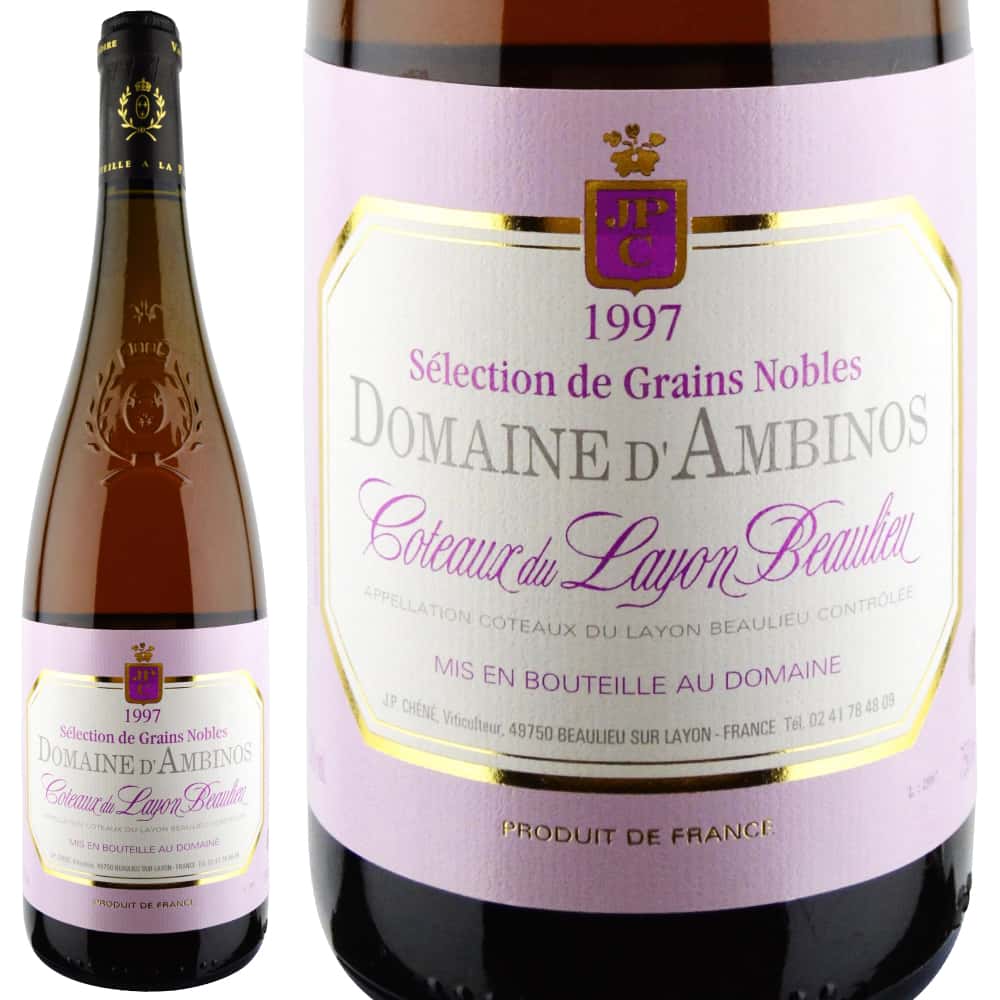 Domaine d'Ambinos Coteaux du Layon Beaulieu Sélection de Grains Nobles 1997