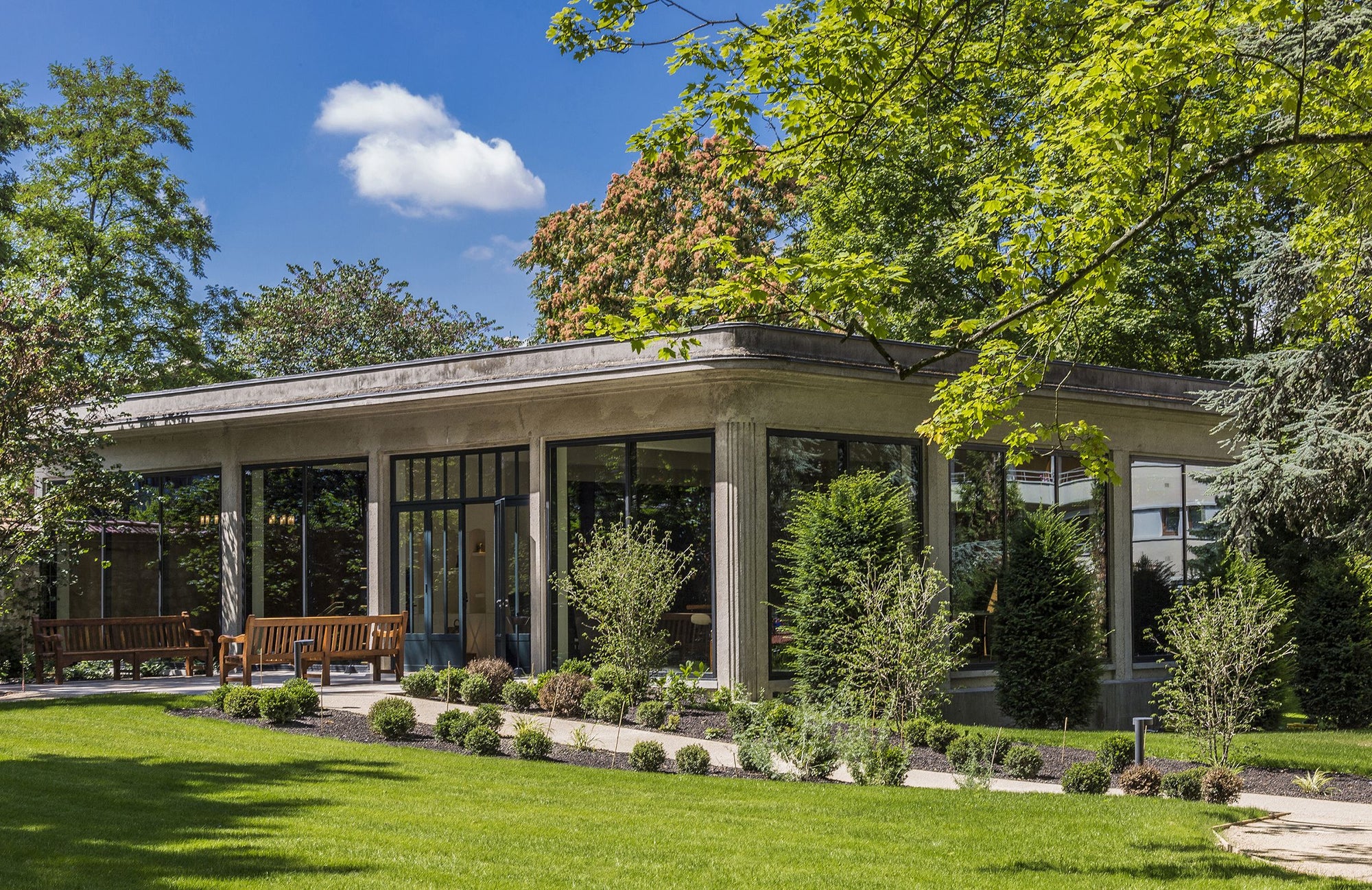 Het paviljoen van Charles Heidsieck