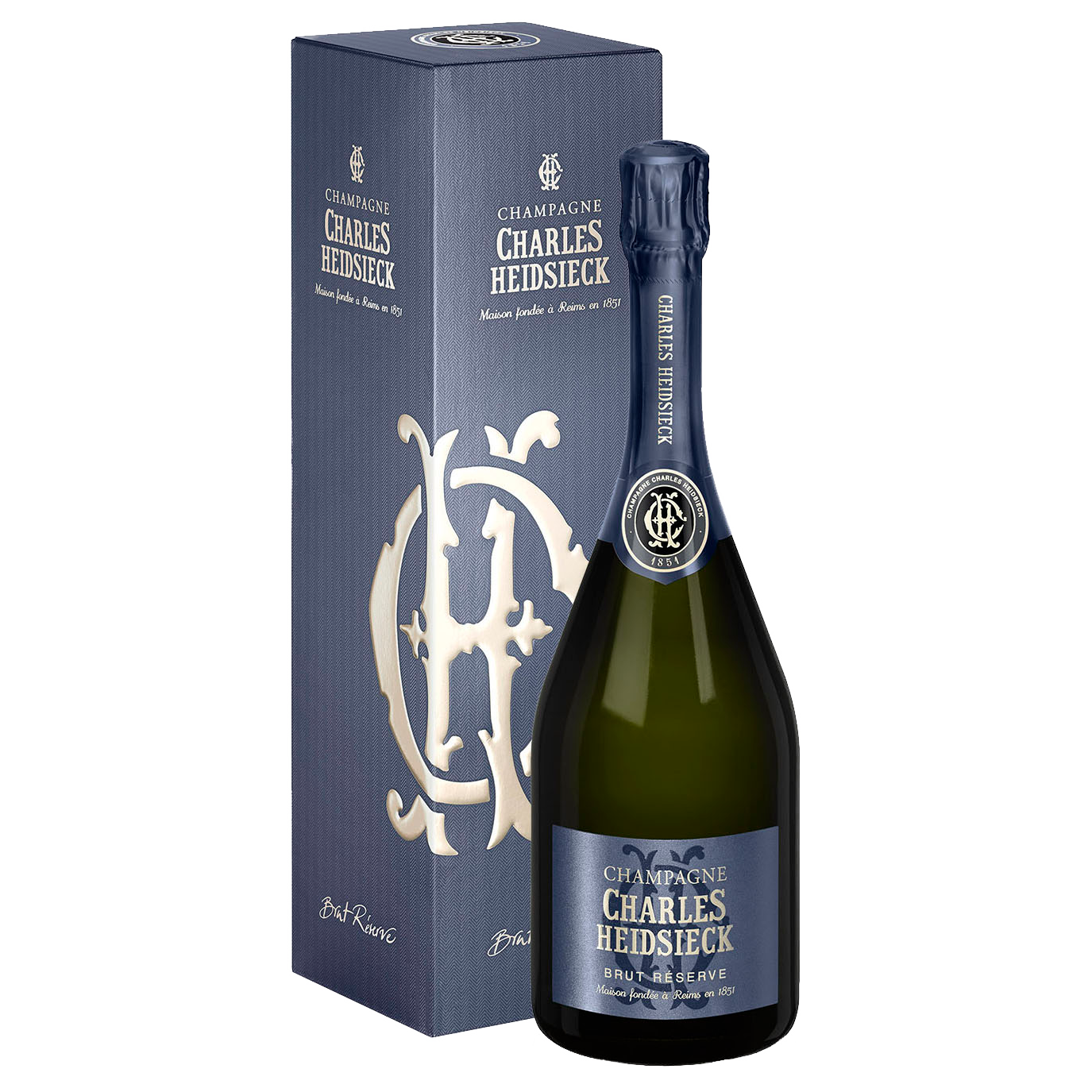 Charles Heidsieck Champagne Brut Réserve in geschenkdoos