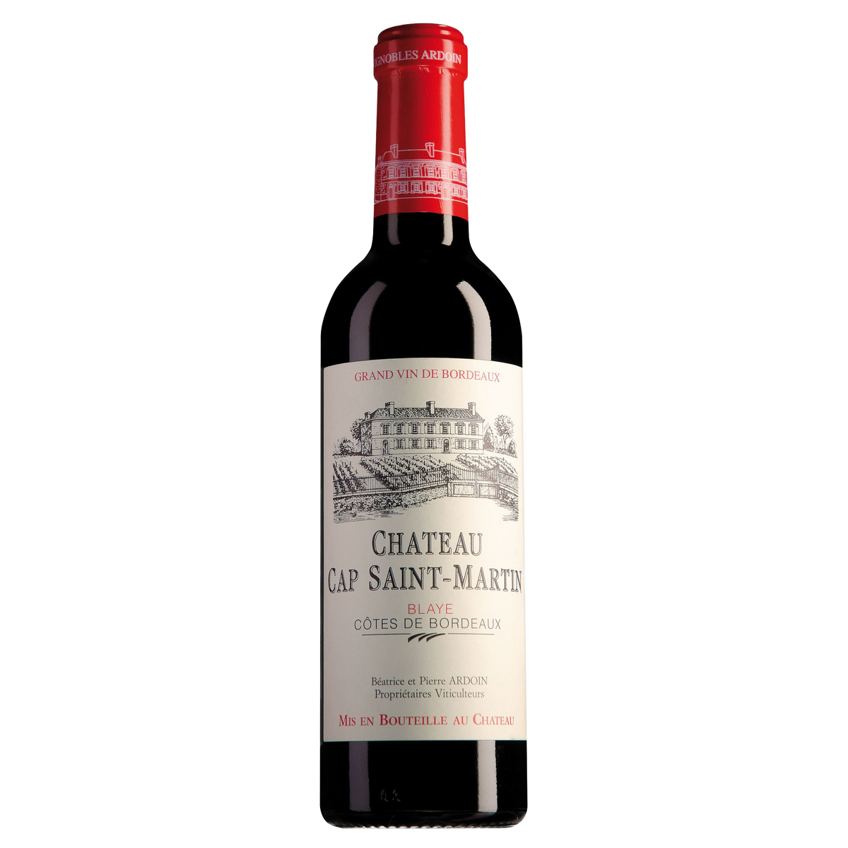 Château Cap Saint-Martin Blaye Côtes de Bordeaux halve fles