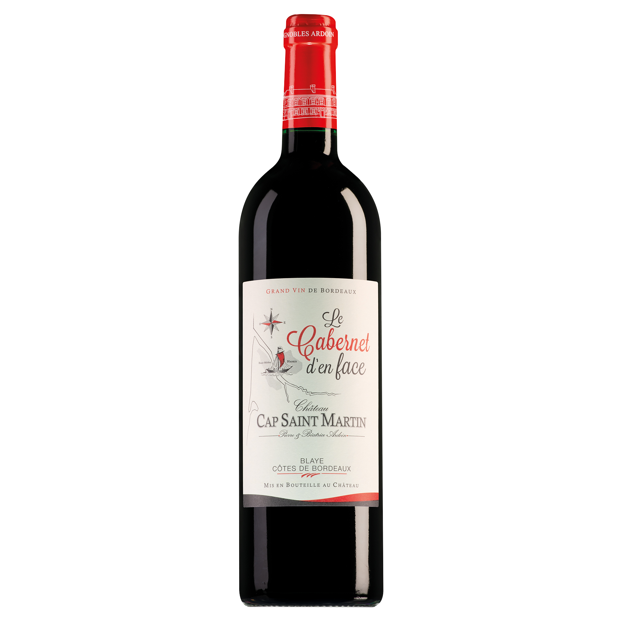 Château Cap Saint-Martin Blaye Côtes de Bordeaux Le Cabernet d'en Face