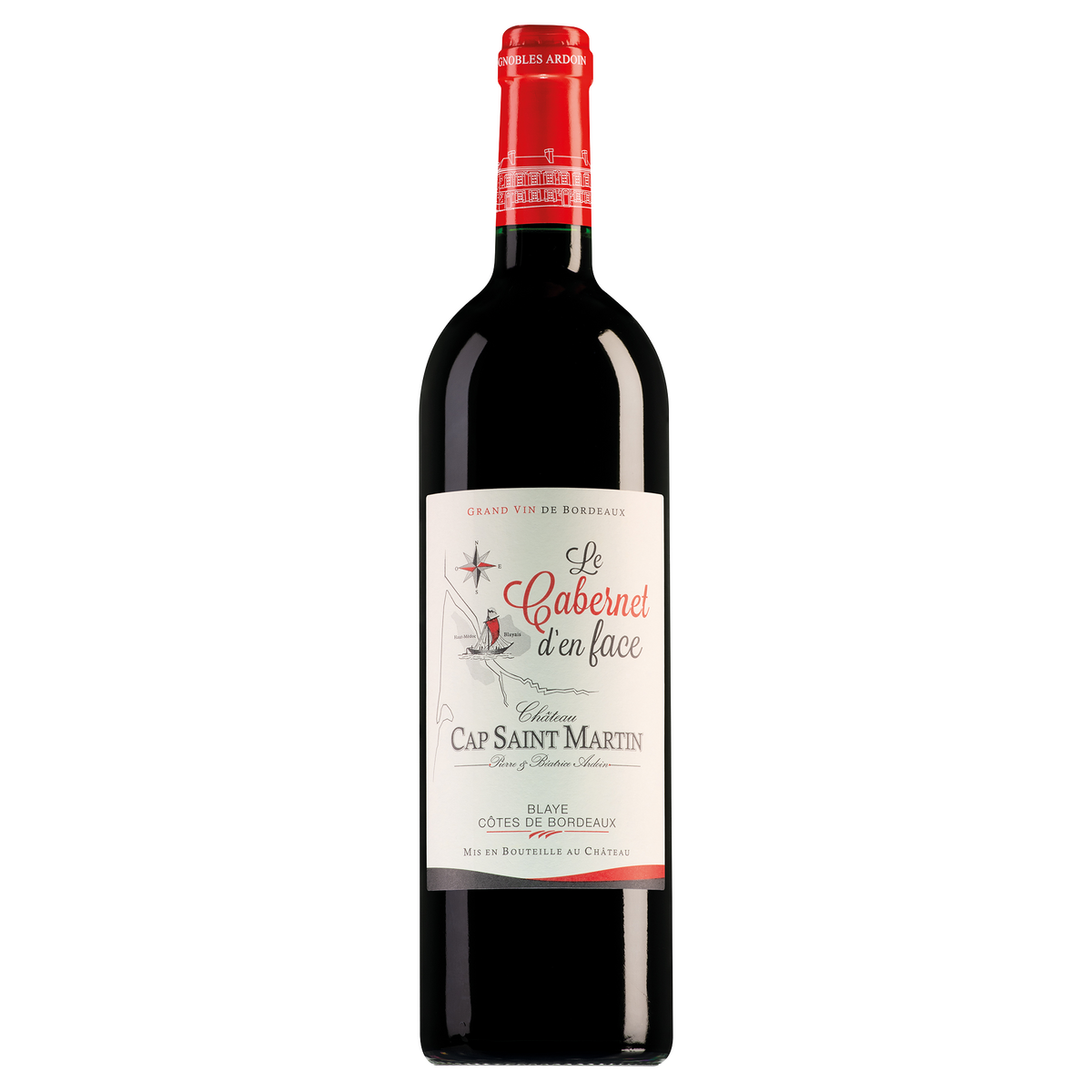 Château Cap Saint-Martin Blaye Côtes de Bordeaux Le Cabernet d'en Face