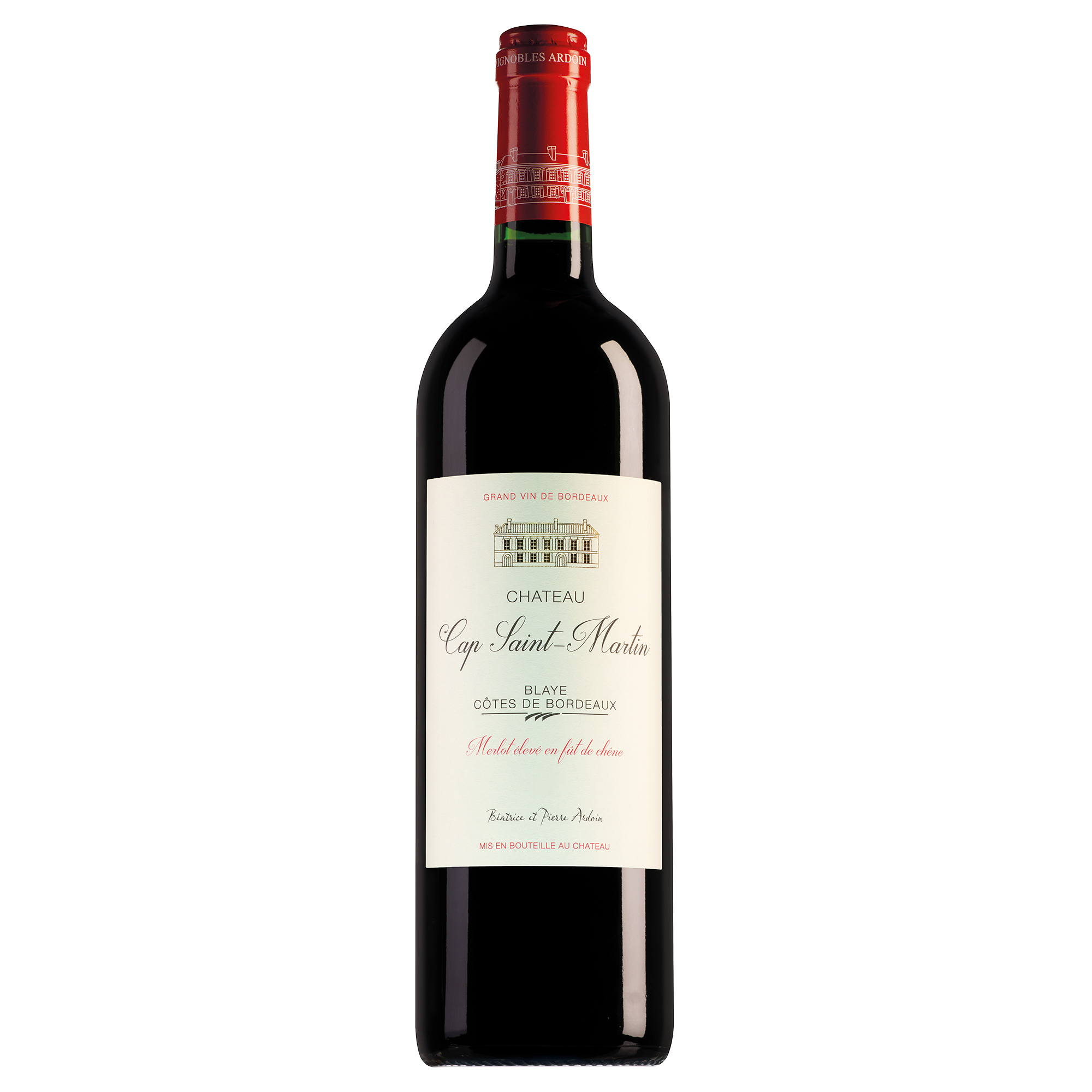 Château Cap Saint-Martin Blaye Côtes de Bordeaux Merlot Élevé en Fût de Chêne