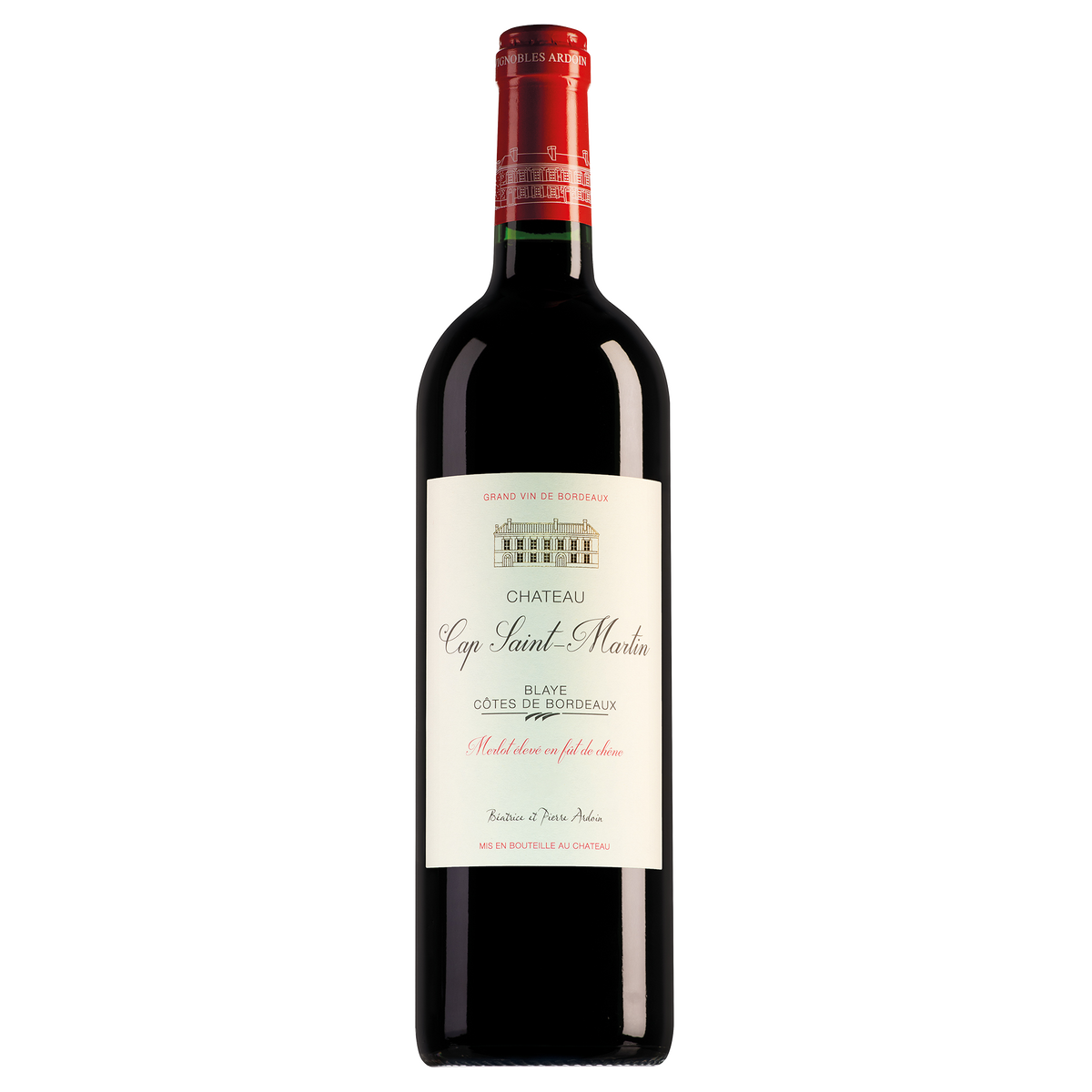 Château Cap Saint-Martin Blaye Côtes de Bordeaux Merlot Élevé en Fût de Chêne