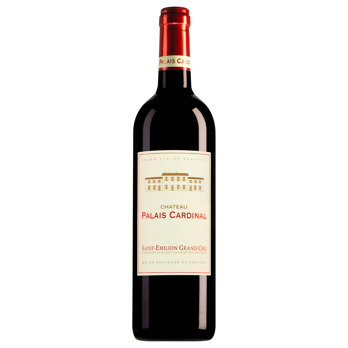 Château Palais Cardinal Saint-Émilion Grand Cru halve fles