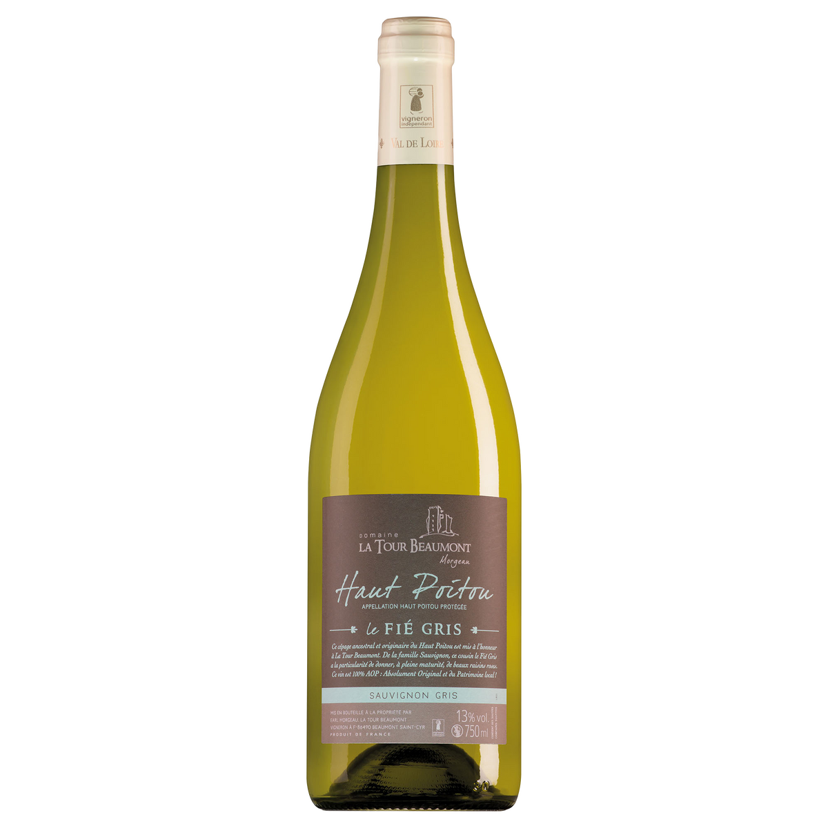 Domaine La Tour Beaumont Haut-Poitou Le Fié Gris Sauvignon Gris