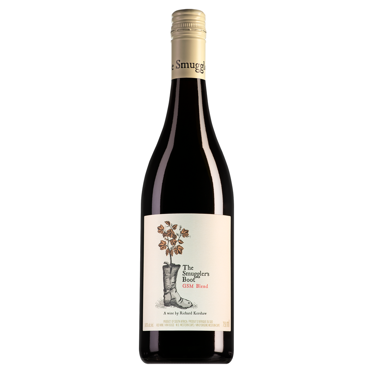 Kershaw Wines Western Cape The Smuggler's Boot GSM Blend