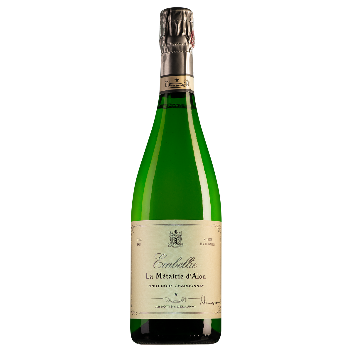 La Métairie d'Alon Vin Mousseux de Qualité Embellie Pinot Noir-Chardonay Extra Brut