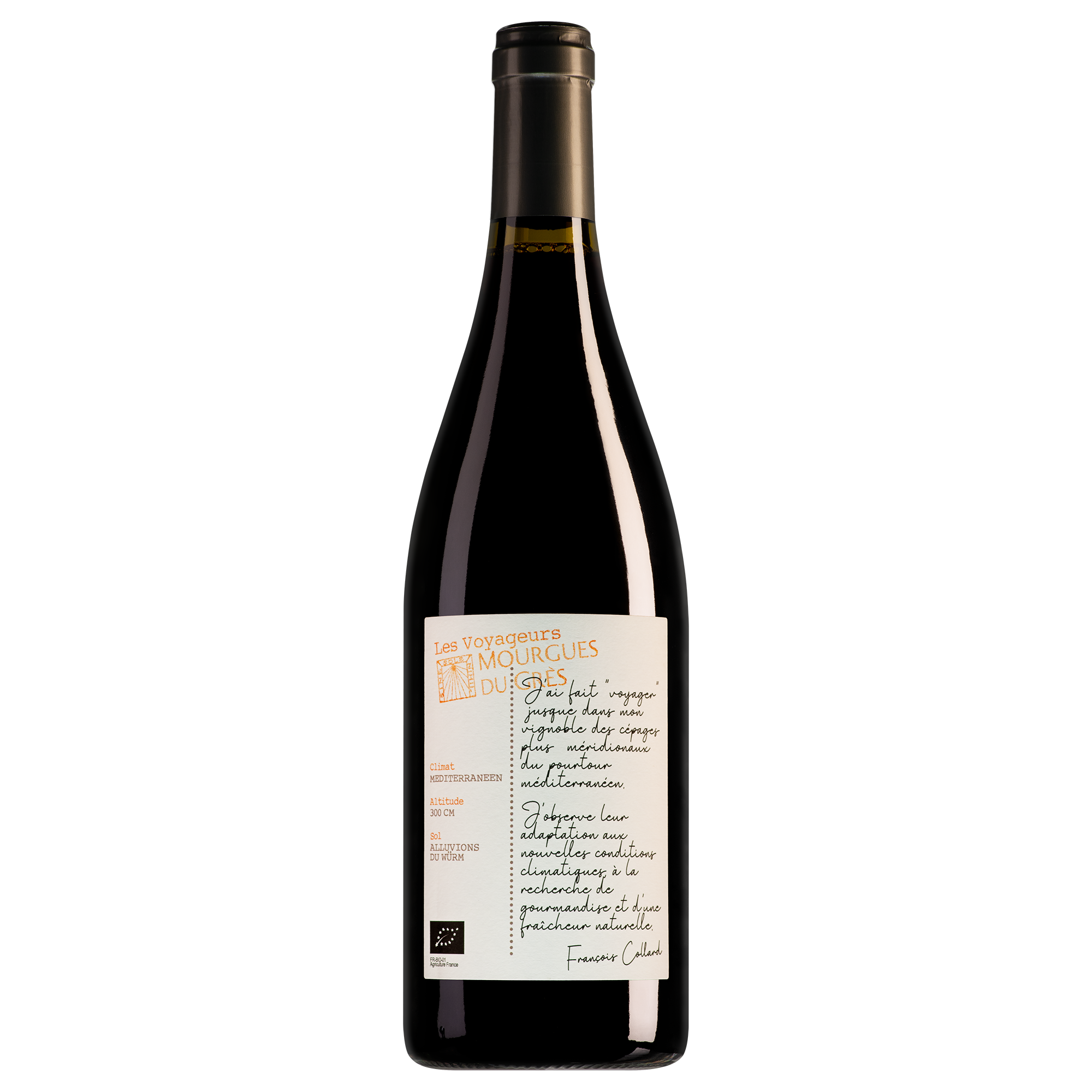 Mourgues du Grès Vin de France Les Voyageurs Montepulciano-Nielluccio