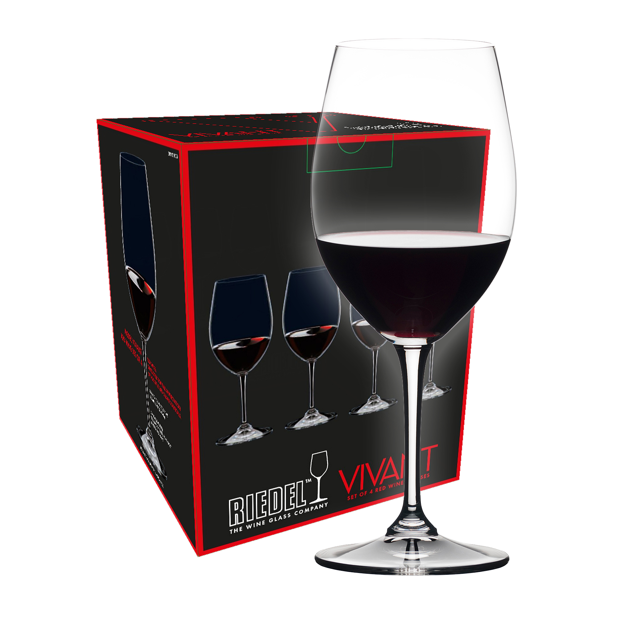 Riedel Vivant Tasting Red wijnglas (set van 4 voor € 50,00)