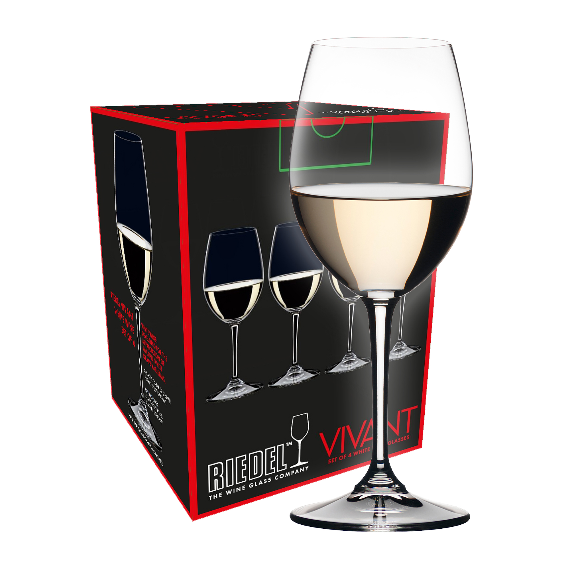 Riedel Vivant Tasting White wijnglas (set van 4 voor € 50,00)