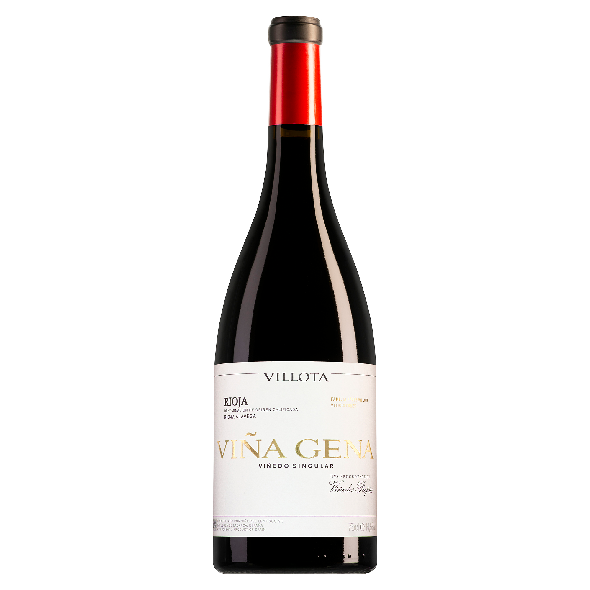 Viña del Lentisco Rioja Villota Viñedo Singular Viña Gena