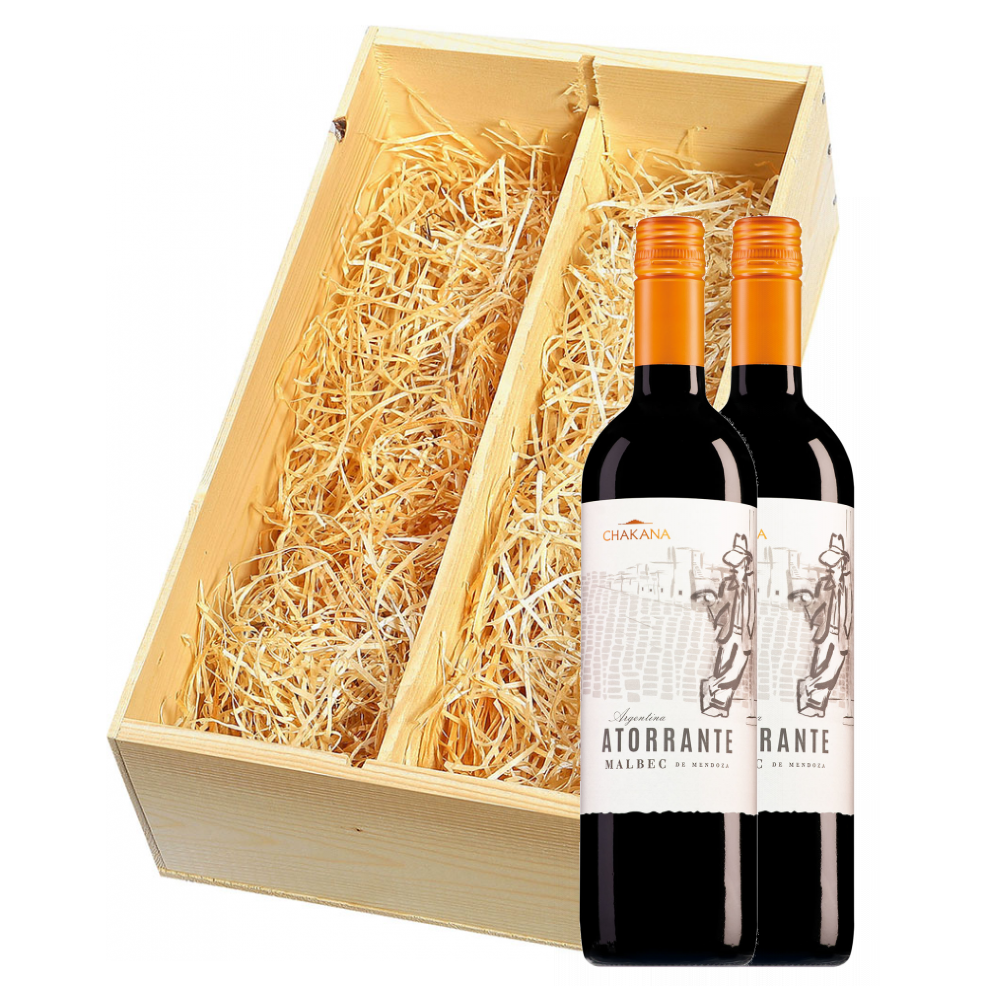 Wijnkist met 2 Chakana Mendoza Malbec