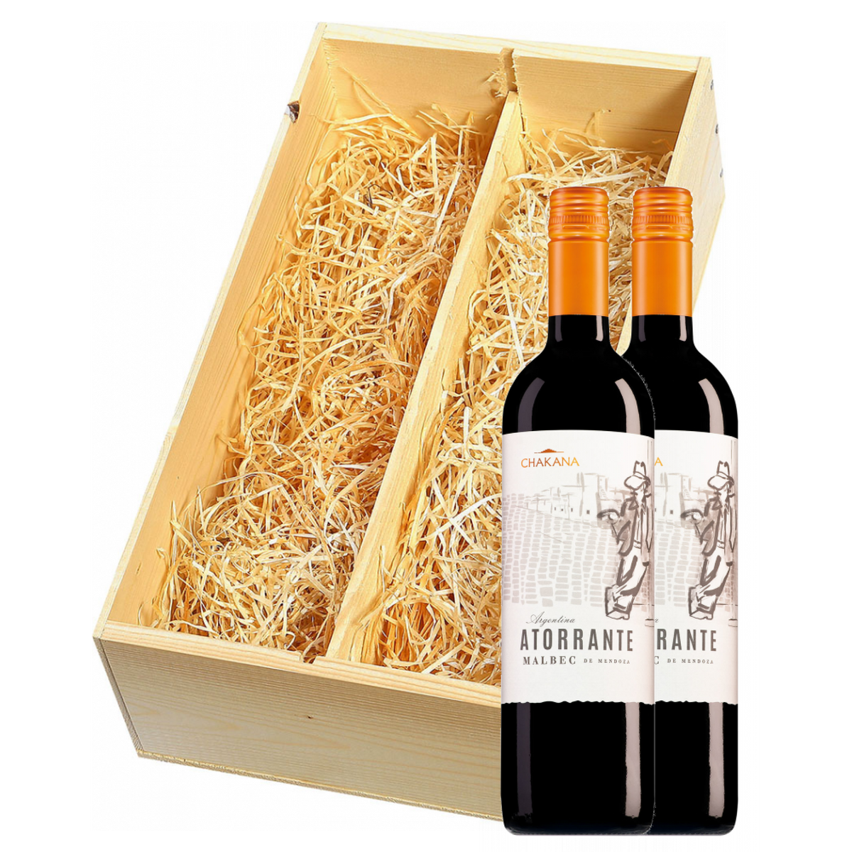 Wijnkist met 2 Chakana Mendoza Malbec