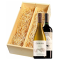 Wijnkist met Chakana Estate Selection Chardonnay en Chakana Nuna Malbec