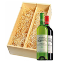 Wijnkist met Château Cap Saint Martin Bordeaux Blanc en Rouge