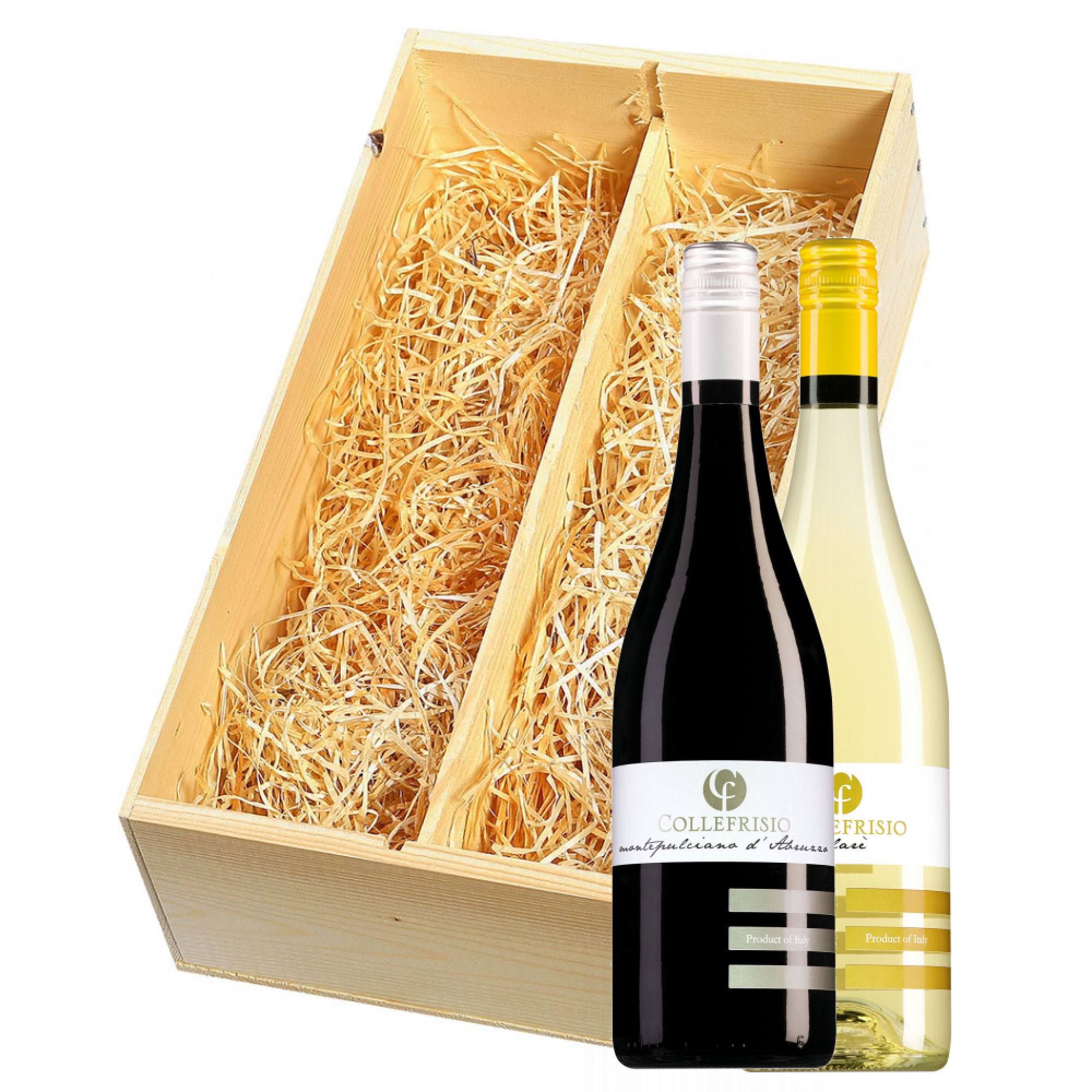 Wijnkist met Collefrisio Trebbiano d'Abruzzo Filarè & Montepulciano d'Abruzzo