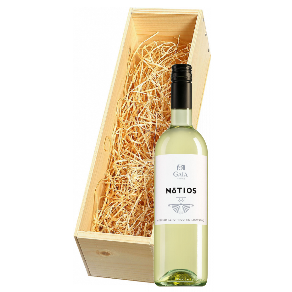 Wijnkist met Gaia Estate Peloponnisos Nótios White