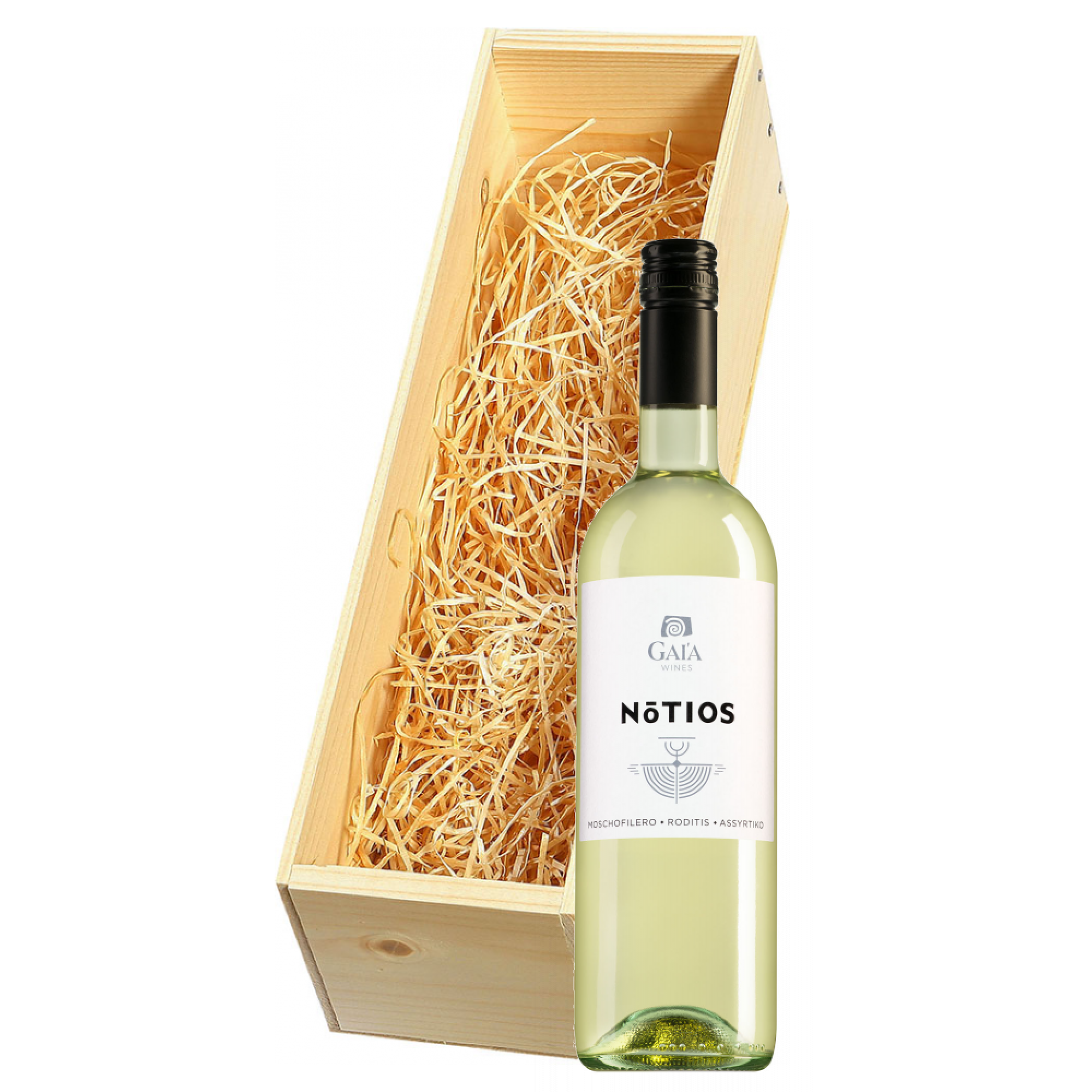 Wijnkist met Gaia Estate Peloponnisos Nótios White