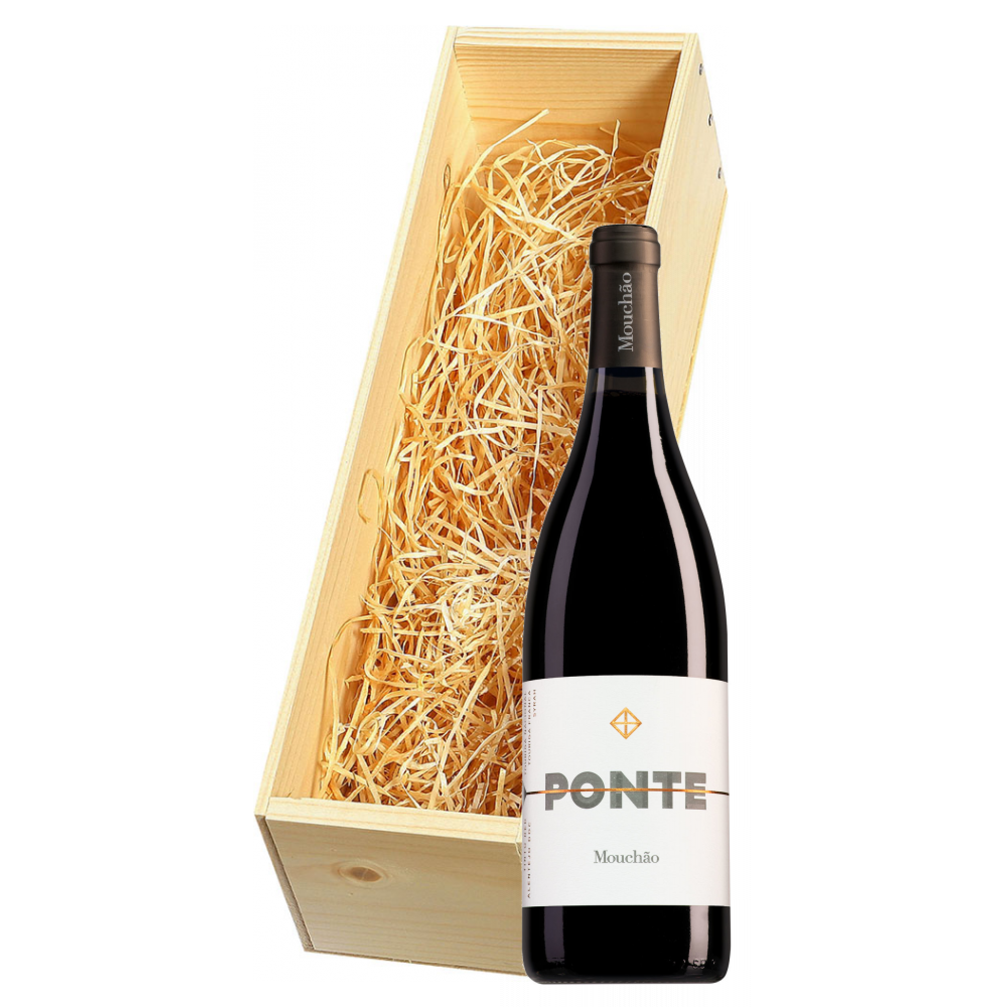 Wijnkist met Herdade do Mouchão Alentejo Ponte Tinto