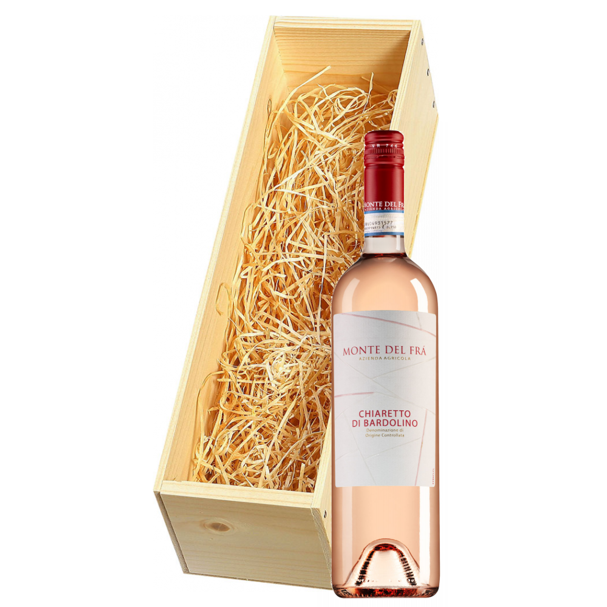 Wijnkist met Monte del Frà Bardolino Chiaretto