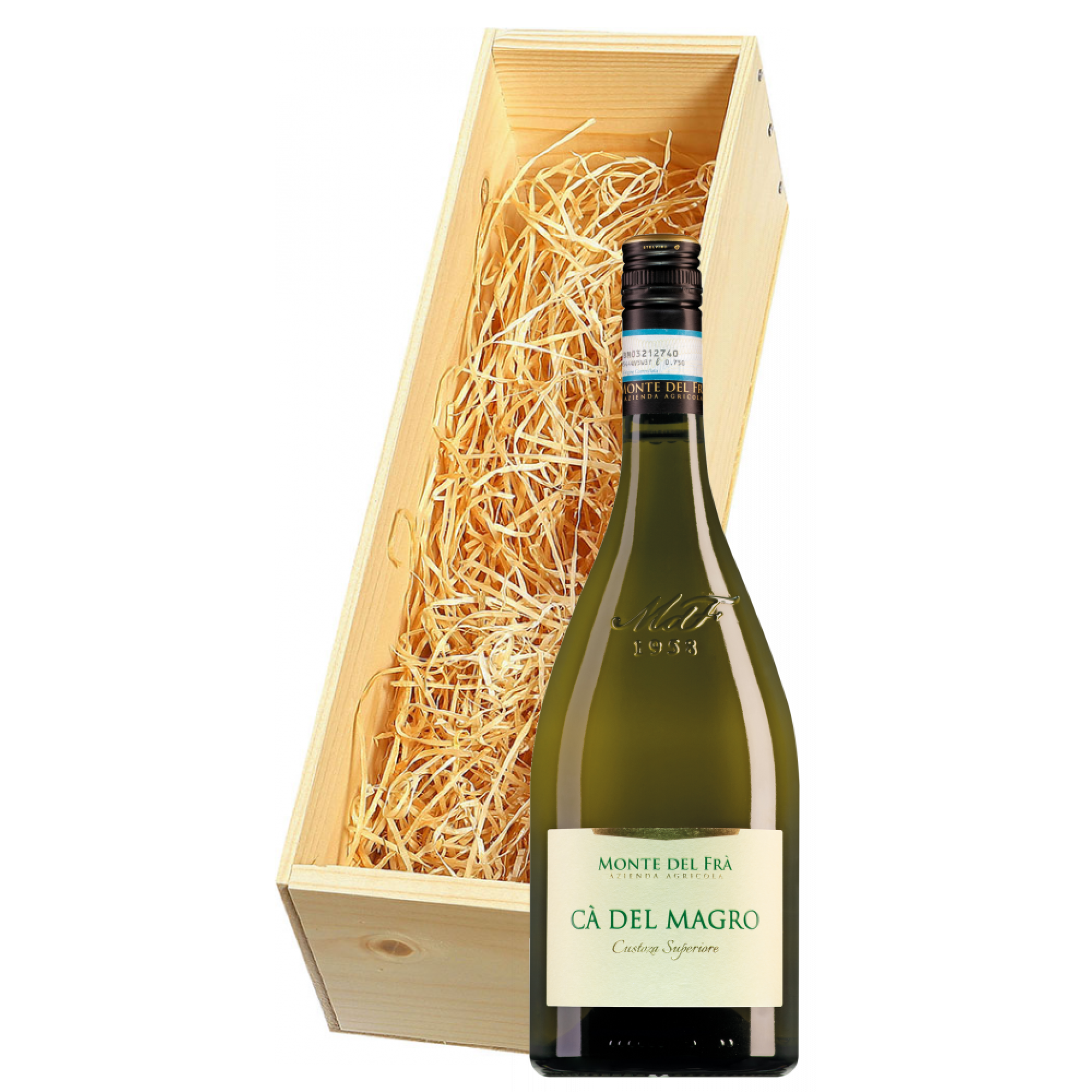 Wijnkist met Monte del Frà Custoza Superiore Cà del Magro