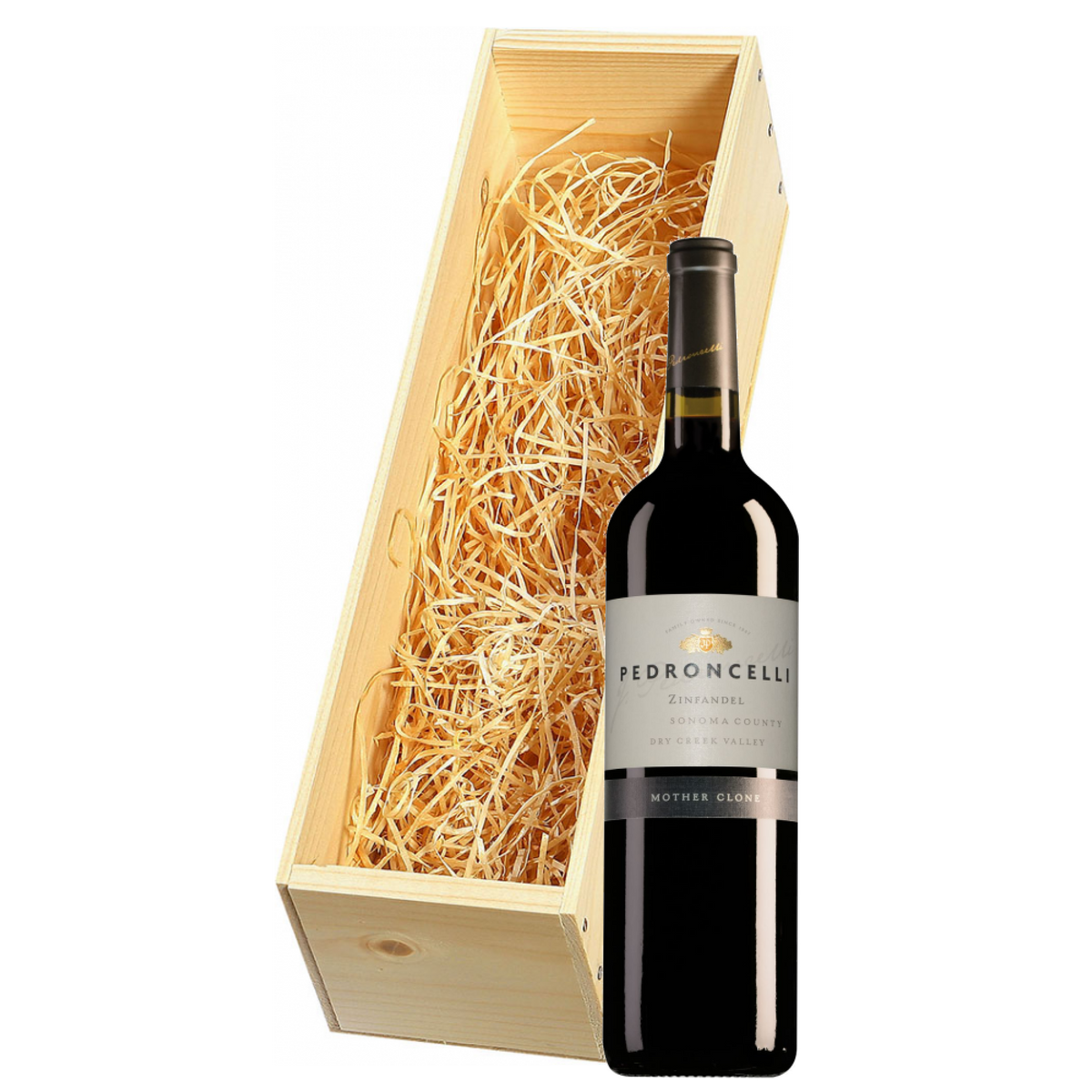 Wijnkist met Pedroncelli Dry Creek Valley Mother Clone Zinfandel