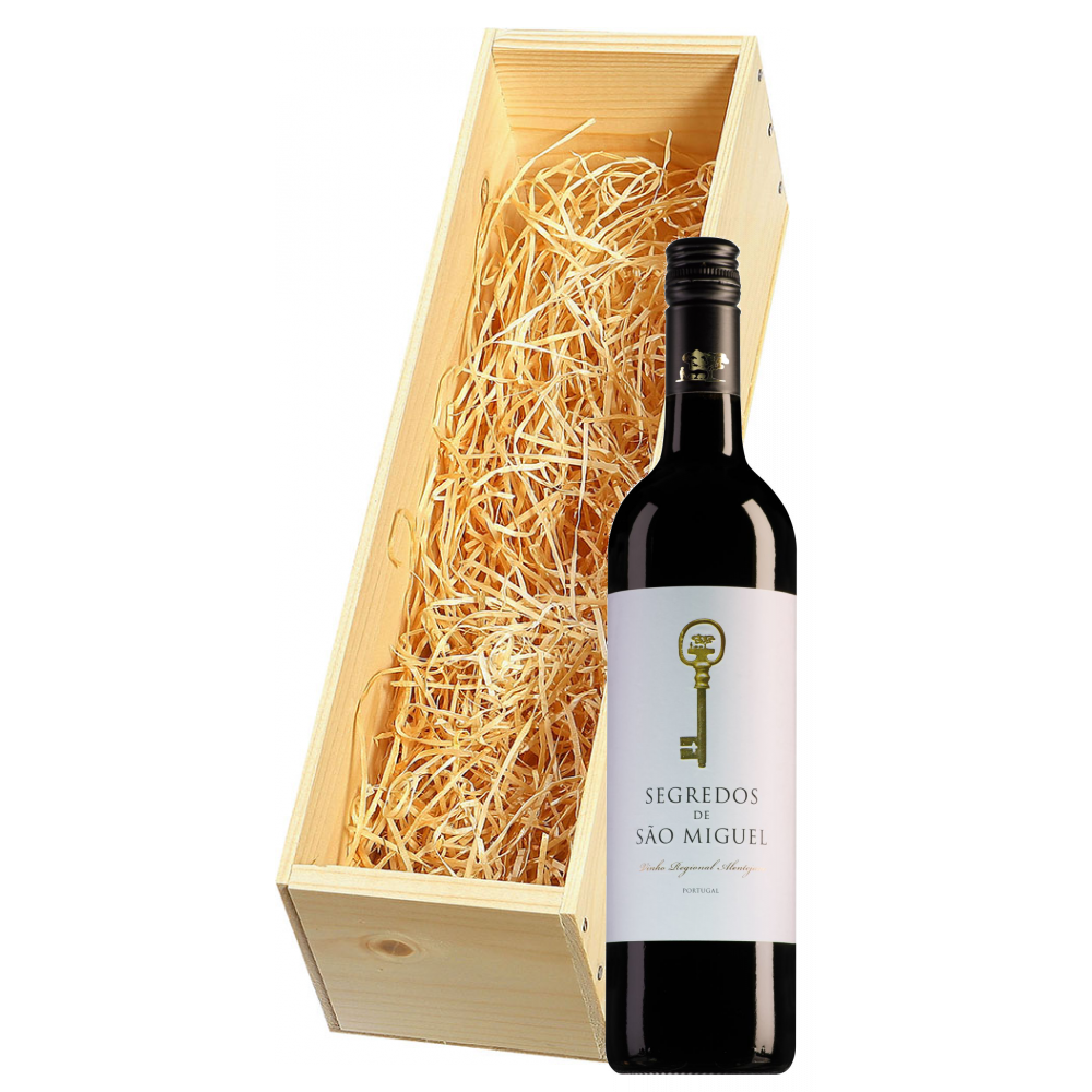Wijnkist met Segredos de São Miguel Tinto