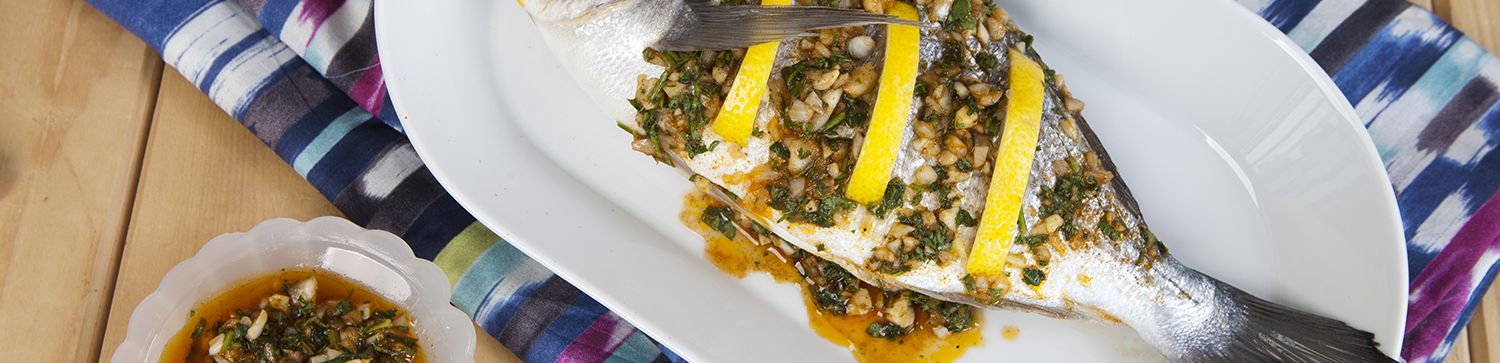 Dorade met chermoula