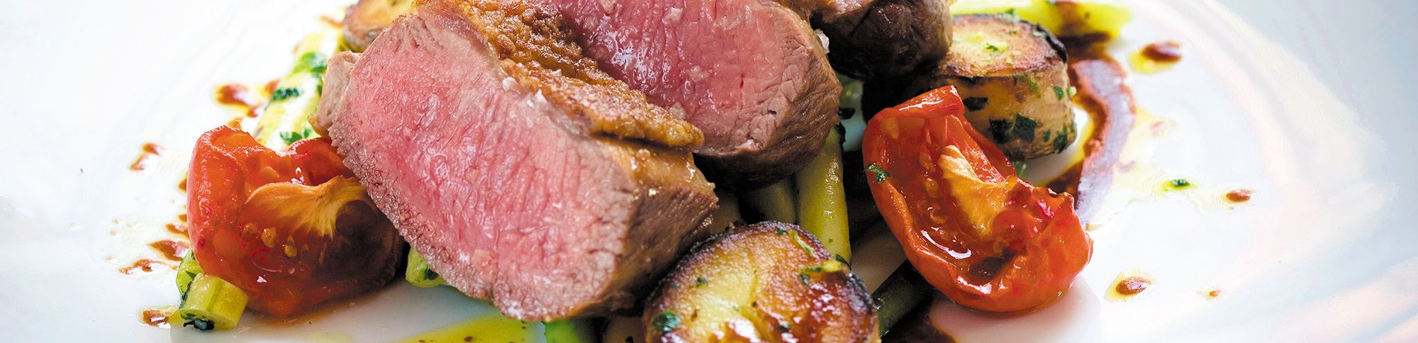 Lamsfilet met ratatouille