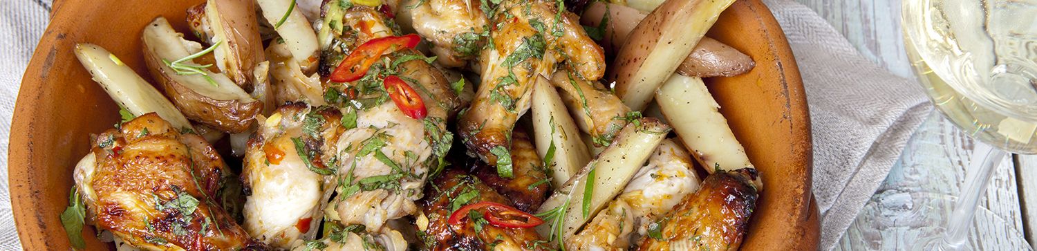 Spicy chicken wings