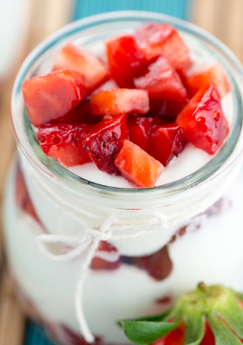 Aardbeien Romanoff