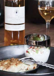 Appel-peren-crumble met vanille-hangop