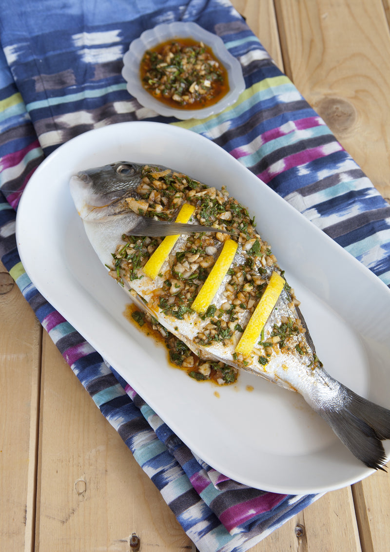 Dorade met chermoula