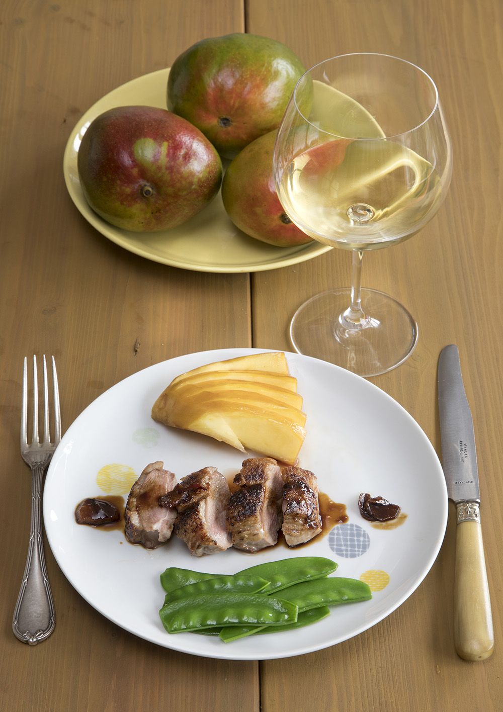 Eend met mango