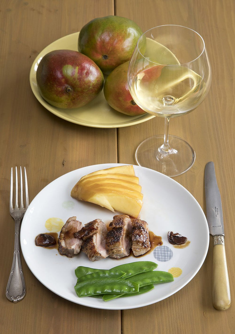 Eend met mango