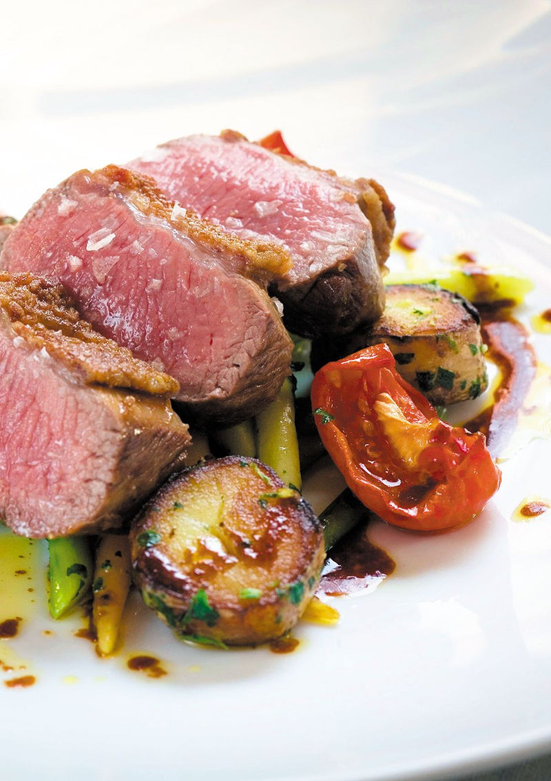 Lamsfilet met ratatouille