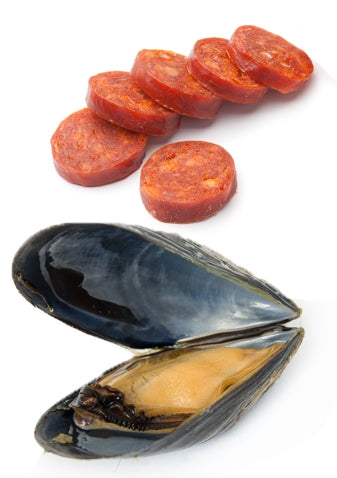 Mosselen met chorizo