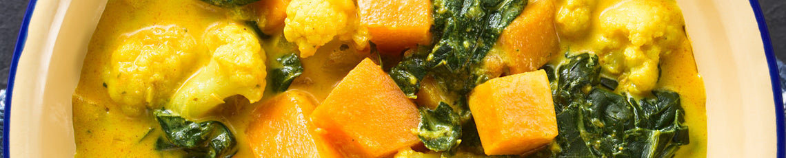 gele curry met bloemkool