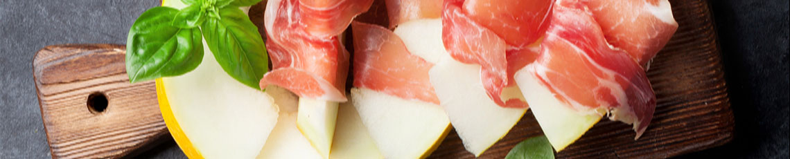 meloen met ham