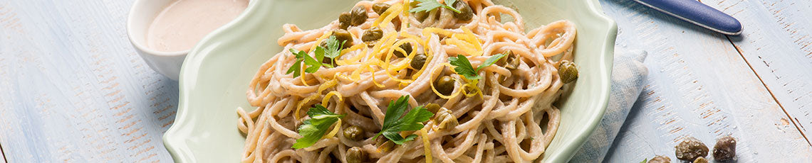 pasta met tonijn en kappertjes