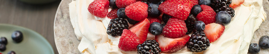 pavlova met rood fruit